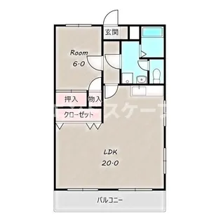 ローズウィング参番館【201号室】の間取り