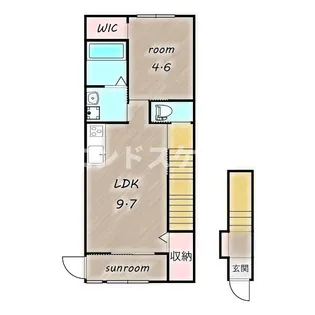 サウスグレイス【2階】の間取り