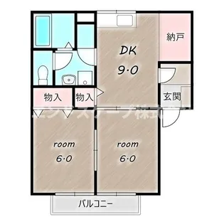 グレースコート B【102号室】の間取り