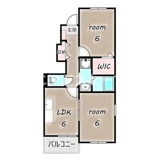 ブルー・スカイⅡ【1階】の間取り