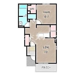 アルドール Ⅲ【1階】の間取り