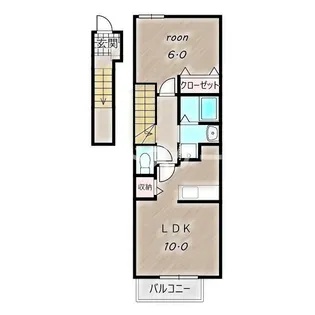 ハーモニー C【2階】の間取り