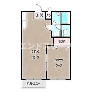 ヒロパレスⅡ【2階】の間取り