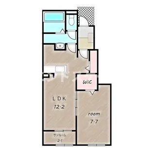 ルーツショアⅠ【1階】の間取り