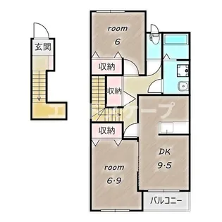 フェリス【2階】の間取り