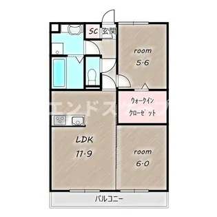 コンフォートヒル【1階】の間取り