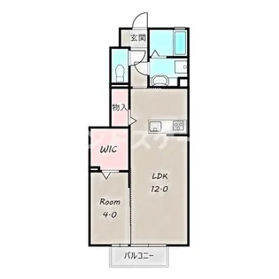 ロザージュ【1階】の間取り