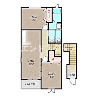 ラフレシール A【2階】の間取り