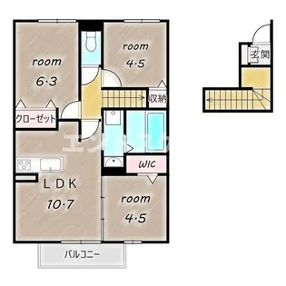 ブレイブコート【2階】の間取り