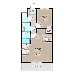 ラディアーレ【1階】の間取り