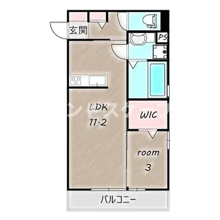 ジュネス稲荷塚【2階】の間取り