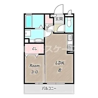 マリオーネ八千代【2階】の間取り