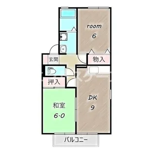 メゾン・ブランシェ B【2階】の間取り