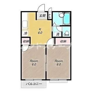 メゾンヒルサイド【2階】の間取り