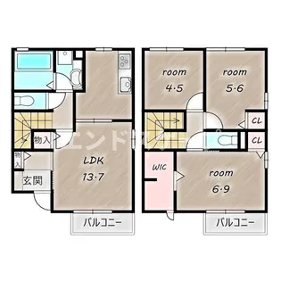 ワイ・ヴィクトワール Cの間取り