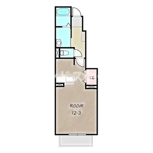 デフィー・ホワイト【1階】の間取り