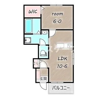 ラプスⅡ【1階】の間取り