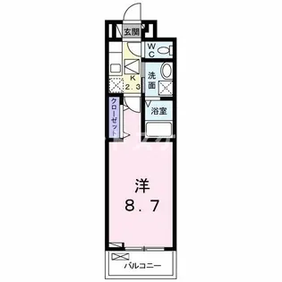 サーファ 前橋【1階】の間取り