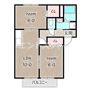 ソレジオ文京【1階】の間取り