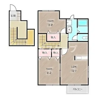 パインフィールドA【2階】の間取り
