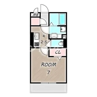 グランディーオ【3階】の間取り