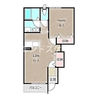 ロイヤル ハイム【1階】の間取り