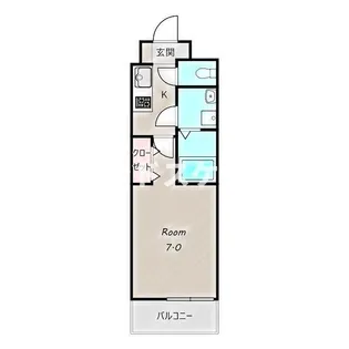 Lagom城東【1階】の間取り