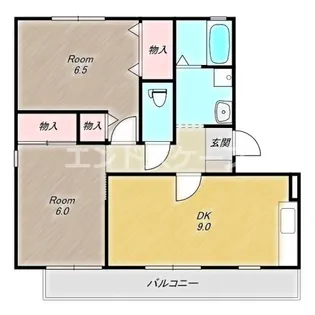 ルビナス Ⅲ【3階】の間取り