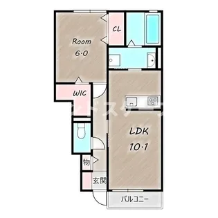 ヴァンヴェール【1階】の間取り