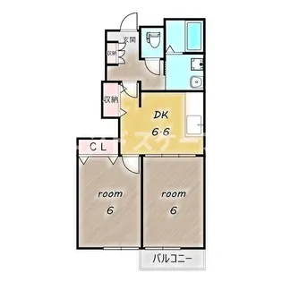 ラジェルⅡ【1階】の間取り