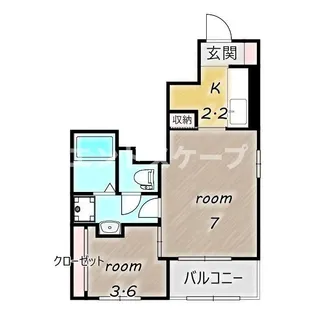 アーバンハイツN【1階】の間取り