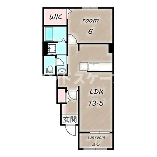 レグジー Ⅰ【1階】の間取り