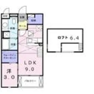 グレイスタウンC【2階】の間取り