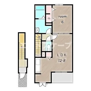 ラ・ルーチェ 棟高 Ⅰ【2階】の間取り
