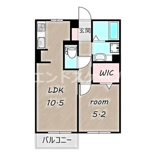 ブライトグローブ S【1階】の間取り