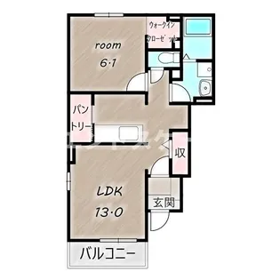 レスポワール【1階】の間取り