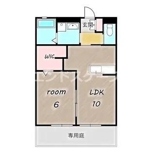 ロザージュ【1階】の間取り