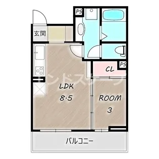 カルデア【1階】の間取り