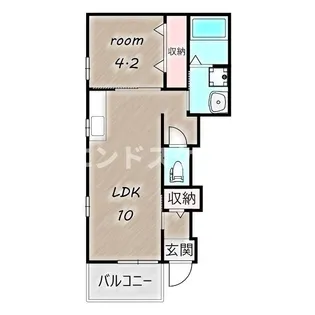 ラ・カーサ【1階】の間取り