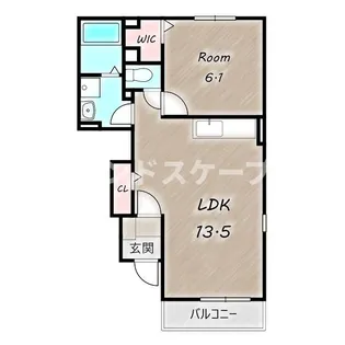 ブレッザ Ⅰ【1階】の間取り
