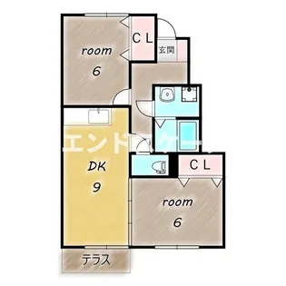 リヴェールマリーズ C【1階】の間取り