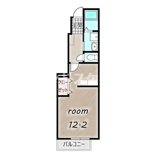 グレイスタウンB【1階】の間取り