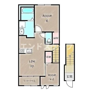 ベルグラーノ【2階】の間取り