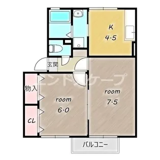 レフィナード【1階】の間取り