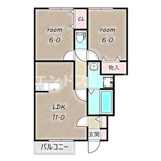 プレシャス藤岡 A【1階】の間取り