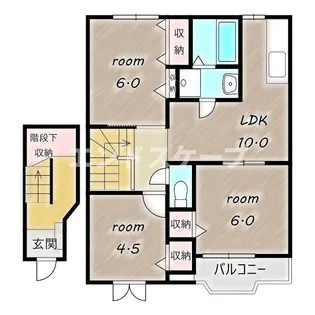 ヴィラ A【2階】の間取り