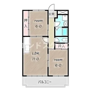 アーバンK・F【4階】の間取り