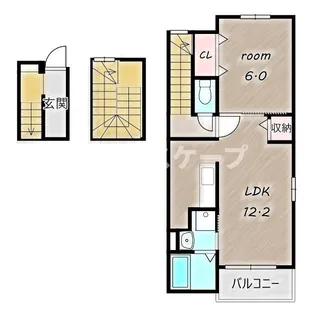 Ruscello【3階】の間取り
