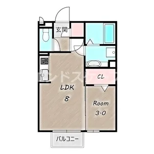 ガルテン【2階】の間取り