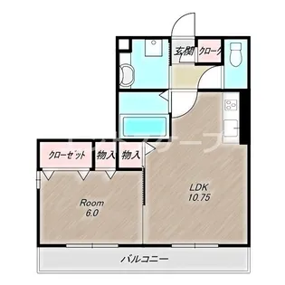 ライズグレース B【103号室】の間取り